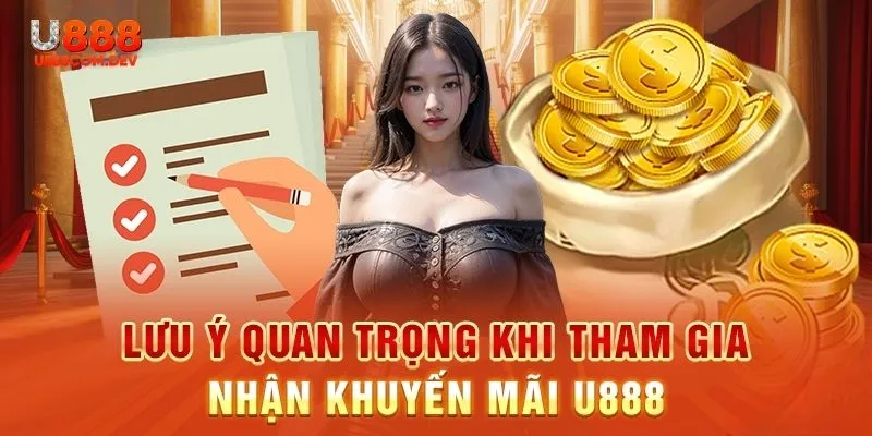 Những lưu ý quan trọng bạn cần nắm khi nhận khuyến mãi U888